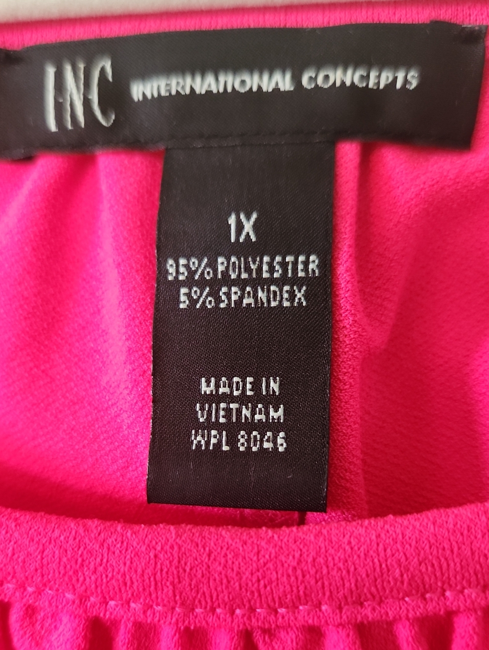 Cute Tie-Sleeve Women's Top - Hot Pink - Picture 3 of 3